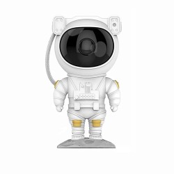 Star Projector Night Light Angle Adjustable Astronaut Lamp Home Bedroom Decoration Lamp White