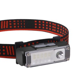 T125 Xpe LED Headlamp 4 Mode Type-c Rechargeable Outdoor Super Bright Headlight Torch Indicator Light with 18650 Battery