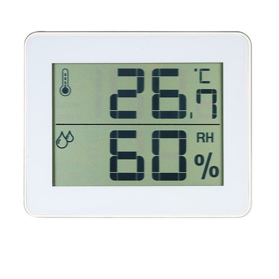 TS-E01 Digital Display Household Thermometer Hygrometer Indoor Thermometer Comfort Level Display  TS-E01-W