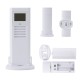 Temperature and Humidity Meter One-drive-three Multifunctional Wireless High Precision Thermometer with Color Alarm TS-6210-W