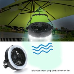 Three-in-one Led Multifunctional  Power Supply Rechargeable Camping Tent Lamp black