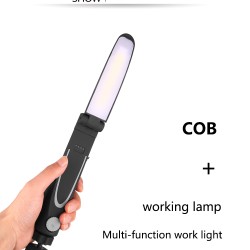 USB Charging Dimming Foldable Magnetic COB LED Work Light for Maintenance Emergency 1465A-COB wide face