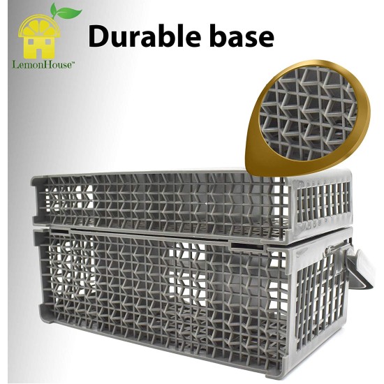 Universal Breathable Cleaning Basket for Dish Washing Machine gray