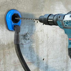 Universal Plastic Electric Hammer Drill Dustproof Cover Shroud 285*145*75mm Blue