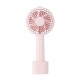 Usb Mini Mute Fans Electric Portable Handheld Household Desktop Electric Fan for Student Office Pink