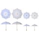 Vintage Bridal Lace Umbrella Women Parasol Sun Umbrella Decoration for Wedding Party