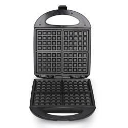 Waffle-Maker Household Bread Maker Non-stick Baking Toaster for Pumpkin Berries Chocolate Black EU Plug