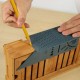 Woodworking Ruler Square Scribe Measuring Measure Tool with Gauge and Ruler Blue