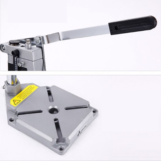 Workstation Drill Press Stand Adjustable Desktop Drill Stand Repair Tool double hole bracket