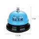Zinc  Alloy  Manual Ring For Hotel Reception Counter Bar Ringing Service Guest Ring Black_75x60mm