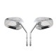 Aluminum Motorcycle Rear View Mirrors silver