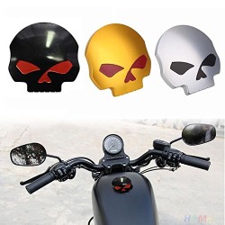 Cool Motorcycle CNC Aluminum Skull Eye Fuel Gas Oil Tank Cap for Harley Davidson