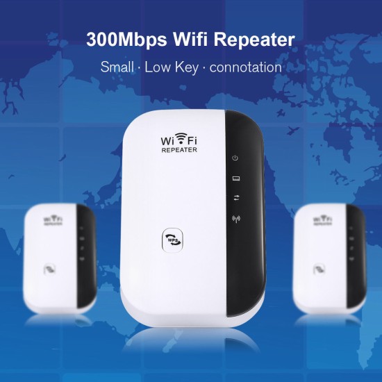 300Mbps Wifi Repeater Wireless-N 802.11 AP Router Extender Signal Booster  US plug