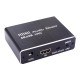 Black HDMI Audio Splitter Converter Adapter Supports ARC/3D/4Kx2K black
