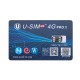U-SIM4G Pro II Unlock SIM Card Nano-SIM Compatible for iOS 12 iPhone XS Max As shown