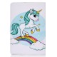 Universal Laptop Protective Case 7Inches Color Painted PU Cover with Front Snap unicorn