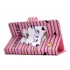 Universal Laptop Protective Cover Color Painted 8 Inches PU Case with Front Snap Crown cat