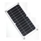 Usb Solar Panel Outdoor Flexible Panel 6w 5v Portable Climbing Camping Travel Solar Charger Generator Power Bank Black