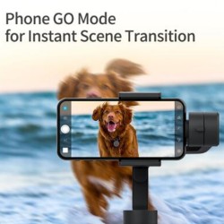 3-Axis Handheld Universal Stabilizer Mobile Phone Easy Move Camera black