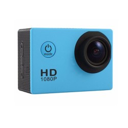 A1 2.0" Waterproof Outdoor Mini HD Action Camera Helmet Sport DV Camera for Skiing Diving Riding - Blue