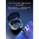 1 Pair Pro60 Tws Wireless Bluetooth Headset Low Latency Low Power Bass Stereo Music Gaming Earphone Black