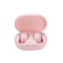 A6s Tws Earphones Wireless Bluetooth-compatible Headset Stereo Fone Sports Earbuds for Xiaomi Huawei iPhone Pink