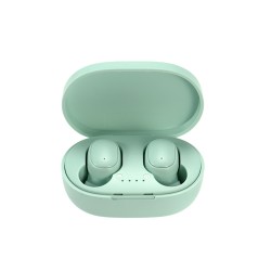 A6s Tws Earphones Wireless Bluetooth-compatible Headset Stereo Fone Sports Earbuds for Xiaomi Huawei iPhone Green