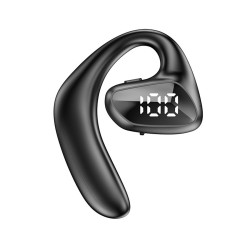 M-k8 Wireless Bluetooth Headset Hanging Ear Type Right Ear Unilateral Business Sports Headphones Earbuds Black
