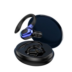 M-l8 Bluetooth Headset F8 Mini Wireless Business In-ear Earphone Ear-mounted Waterproof Sports Earbuds Blue