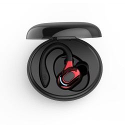 M-l8 Bluetooth Headset F8 Mini Wireless Business In-ear Earphone Ear-mounted Waterproof Sports Earbuds Red