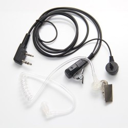 2-Pin Covert Acoustic Tube Earpiece Headset for Kenwood Puxing Wouxun Baofeng Two Way Radio 2pin