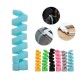 Universal  Silicone  Spiral  Data  Cable  Protective  Cover Anti-breaking Threaded Storage Cable Winder (Random Color) Random