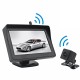 12V Car Universal Built-in Wireless Reversing HD Camera with 4.3-inch Display PZ703407W