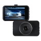 3-inch Ips Car Driving Recorder with HD Display Dual Lens Dash Cam 1080P Night Vision Dvr Auto Camcorder Black