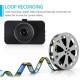 3-inch Ips Car Driving Recorder with HD Display Dual Lens Dash Cam 1080P Night Vision Dvr Auto Camcorder Black