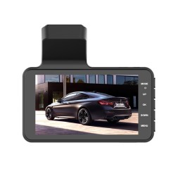 4-inch Large Screen Driving Recorder Hd 1080p Front And Rear Dual Recording Reversing Camera Dual Lens Vehicle Dash Cam black