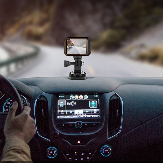 4k 24fps Video Car Dash Cam Ultra-clear Motion Camera Novatek 96658 RC Body Waterproof Camcorder Dv Black