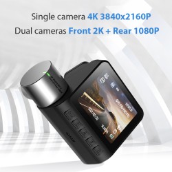 4k Car Driving Recorder Single Front 4k Dual Front 2k Rear 1080P Wifi Dash Cam Dual recording WIFI with GPS