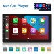 7-inch Car Radio Wired Carplay MP5 Player Universal GPS Bluetooth Touch-control Button with 8 light camera