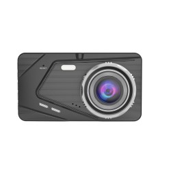 Dual Lens Car DVR Dash Cam 4-inch Ips 1080p Hd Display Dual Driving Recorder touch version