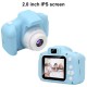 13 Million Pixel Kids Digital Video Camera Mini Rechargeable Toddler Smart Camcorder X2s Upgrade Version Blue