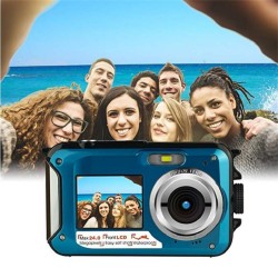 2.7 Inch Action Camera 1080P 60fps 24mp Waterproof Shockproof Recording Sport Digital Cameras Blue