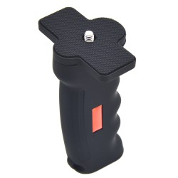 Wide Platform Pistol Grip Camera Handle with 1/4 Screw for SLR DSLR DC Canon Nikon Sony iPhone Xiaomi Smartphone - Black