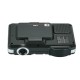 2.0 LCD Screen High Definition Car DVR Driving Recorder Radar Detector Two in One Car Speedometer black