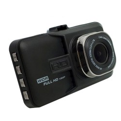 3 Inch 1080p Large-size Screen Monitors Car Driving Recorder Dashcam Infrared Night Vision Double Record Single lens HD