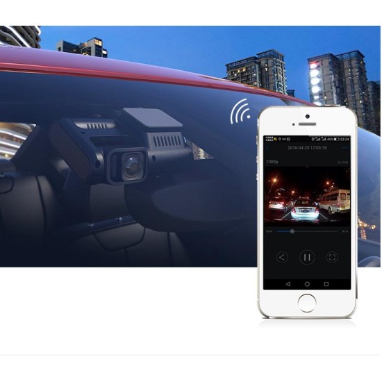 Car Data Recorder HD Night Vision 360-degree Panoramic Dual-lens Wireless 24-hour Parking Monitoring WIFI version
