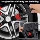 10pcs Detailing Brush Set Fiber Plastic Handle Automotive Detail Brushes for Car Cleaning