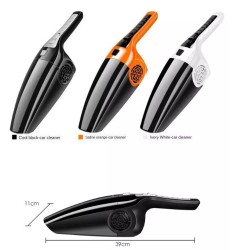 120W 3600mbar Car Vacuum Cleaner Wet And Dry dual-use Vacuum Cleaner Handheld 12V Car Vacuum Cleaner Straight Black and white