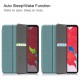 11 inch Foldable TPU Protective Shell Tablet Cover Case Shatter-resistant with Pen Slot for iPadPro Cyan