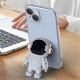 Astronaut Stand Phone Case for iPhone Series Mini Shockproof Silicone Phone Kickstand Cover Pink iPhone14